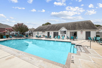 Swimming pool with sundeck
